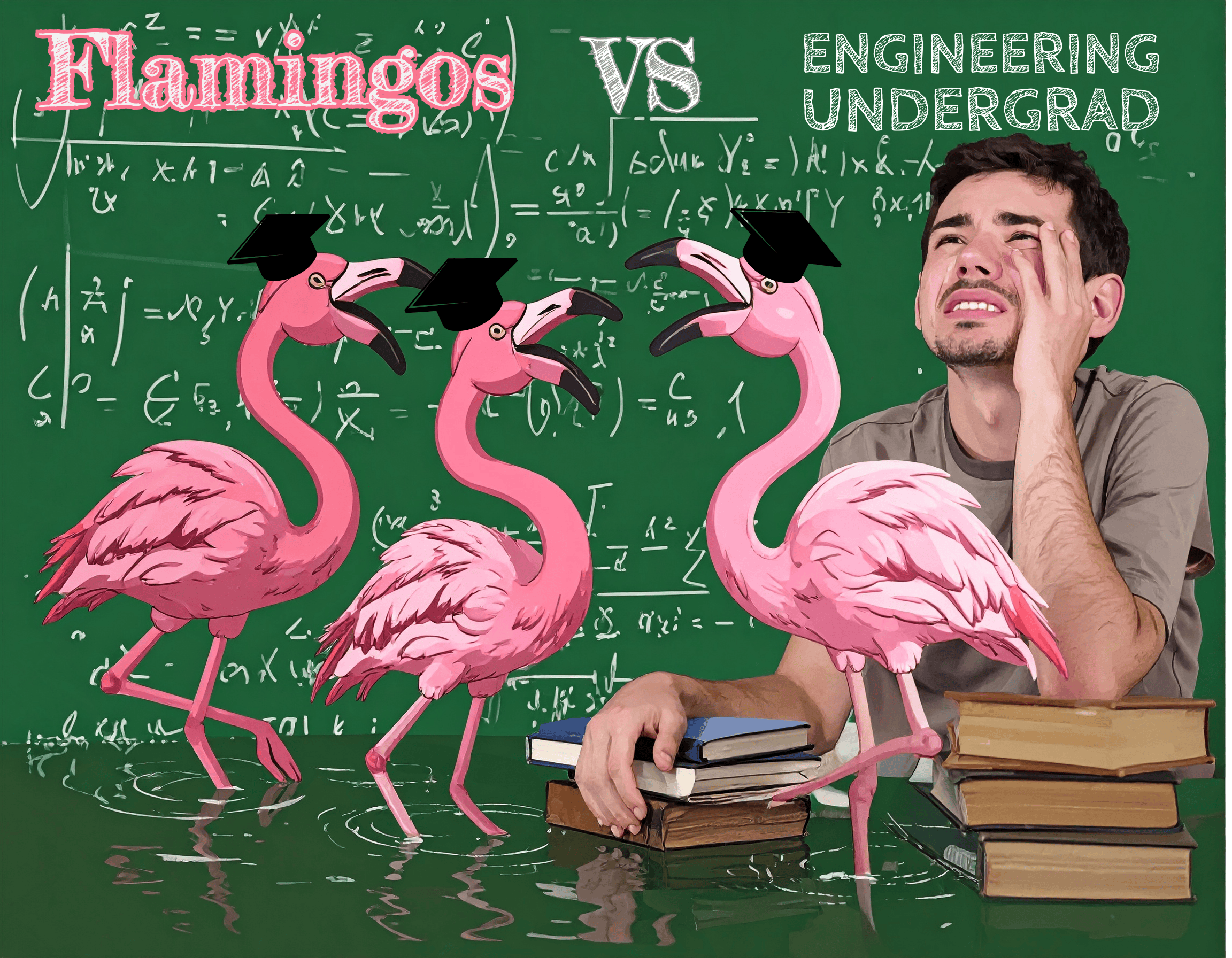 Flamingo vs Engineering Undergrad