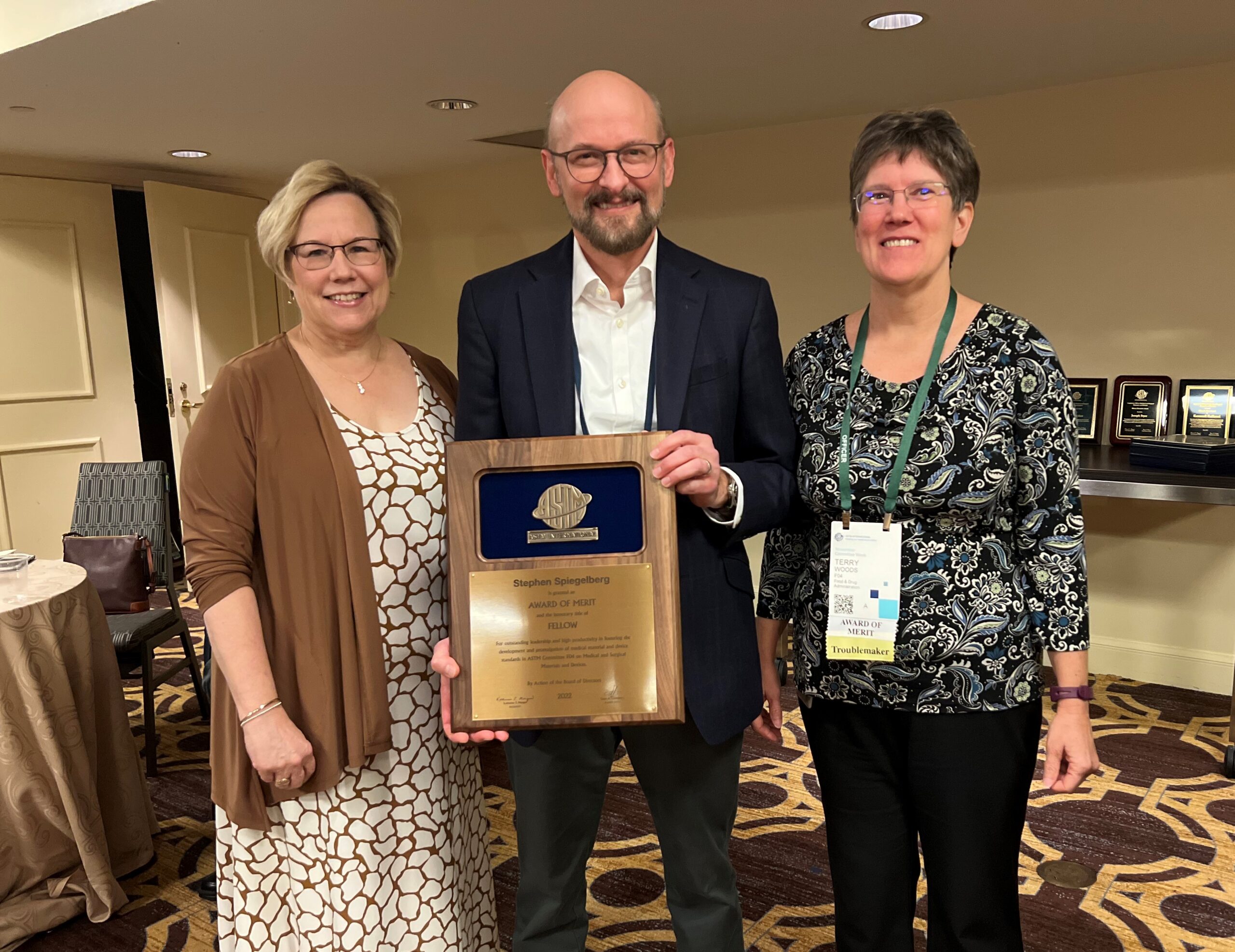 Stephen Spiegelberg Receives ASTM International’s Top Annual Award Stephen Spiegelberg Receives ASTM International’s Top Annual Award